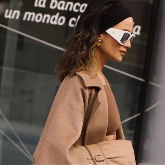 Celine New Oversized Square Acetate Sunglasses in White - Picture 5 of 7